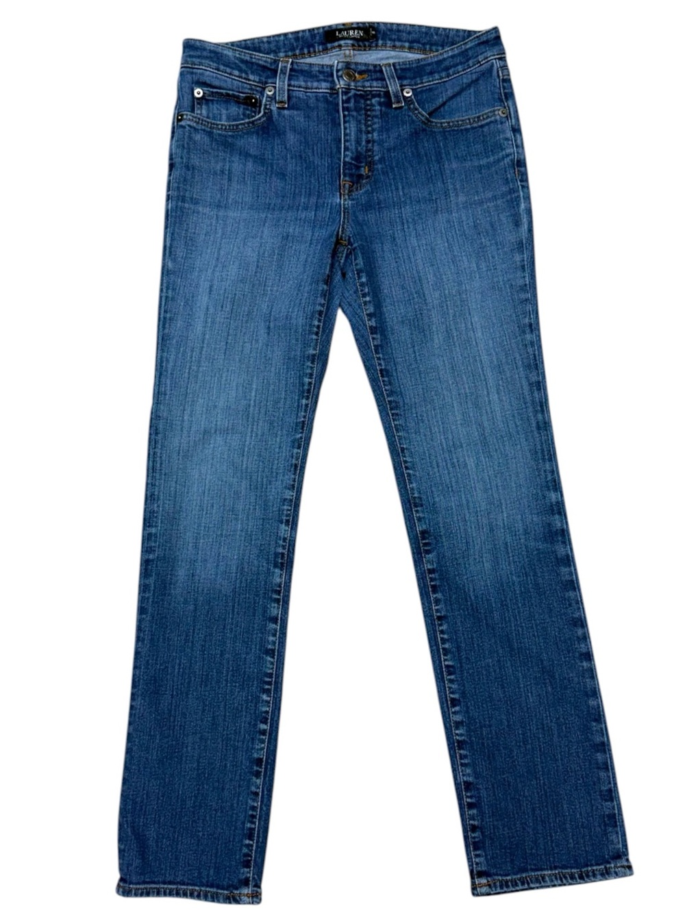 Lauren Ralph Lauren Medium Wash Straight Leg Jeans Size 6P